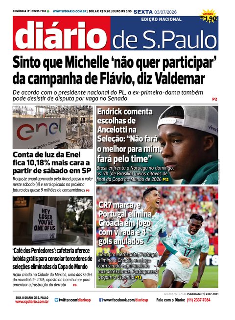 Capa Jornal Jornal Impresso - 03-07-2026
