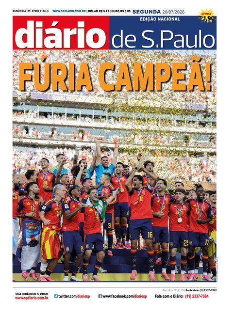 Capa Jornal Jornal Impresso - 20/07/2026