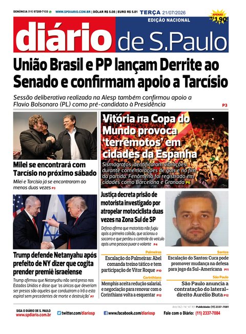 Capa Jornal Jornal Impresso - 21/07/2026