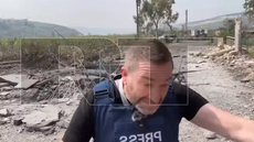 A situação aconteceu em uma área em guerra no sul do Líbano, próxima à capital Beirute. - Imagem: Divulgação/ RT