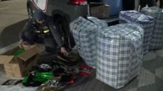 A jovem viajava de Corumbá para São Paulo quando a bagagem suspeita foi identificada pelo motorista do ônibus - Imagem: Reprodução / SBT News