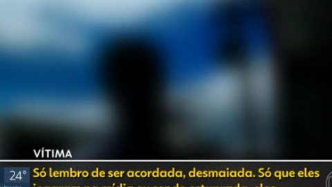 A adolescente foi estuprada na Baixada Fluminense, na última sexta-feira - Imagem: Reprodução/TV GLOBO - Bom dia Rio