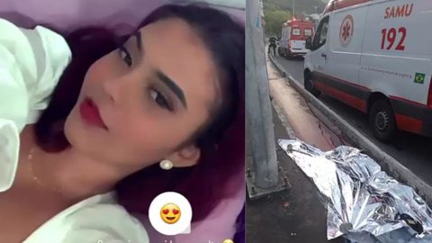 Uma jovem filmou seus últimos momentos antes de morrer em um acidente de moto, acompanhada do namorado. - Imagem: reprodução I Portal CM7 Brasil