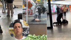 Antônio Vinicius Lopes Gritzbach, acusado de envolvimento na morte de dois membros do PCC, foi executado em um ataque a tiros na área de embarque do Aeroporto Internacional de São Paulo. - Imagem: Reprodução | Redes Sociais | Divulgação / Polícia Civil