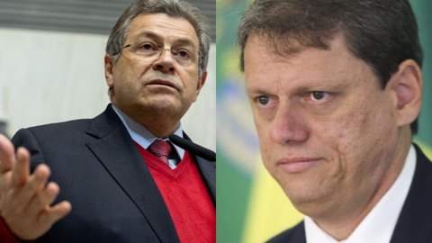 Conteúdo associava o governador a cenas de violência e explosões geradas por inteligência artificial - Imagem: Reprodução