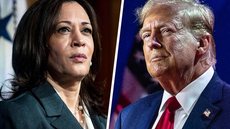 O ex-presidente afirmou que o debate do 10 de setembro “encerrou” com desistência de Biden - Imagem: Reprodução / X / @DramaAlert