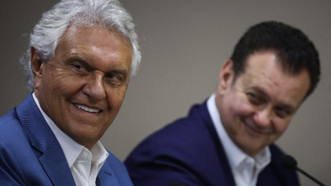 Caiado e Kassab oficializaram nesta quarta feira a chapa do PSD para a disputa da Presidência da República nas eleições de 2026 - Imagem: Reprodução