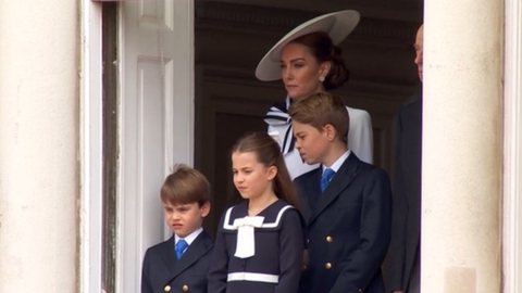 Kate Middleton aparece em público pela primeira vez após revelar câncer - Imagem: Reprodução / X / @RoyalCentral
