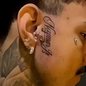 Allan Kennedy tatuou o nome de Neymar no rosto após a convocação do atacante para a Copa do Mundo de 2026. - Imagem: Reprodução
