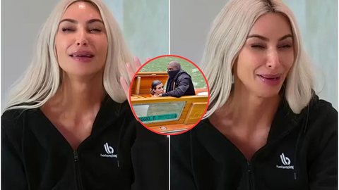 Após flagra de sexo oral, Kim Kardashian revela estar com vergonha do ex-marido - Imagem: reprodução redes sociais