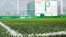 Ladrões causam prejuízo de R$ 1,5 milhão com roubo de grama sintética - Imagem: Divulgação / Palmeiras