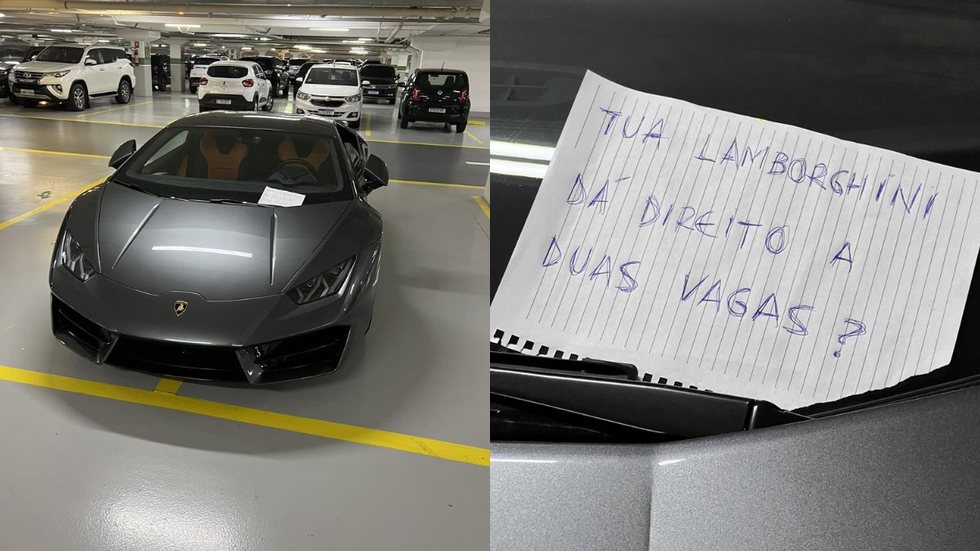 Apresentadora da Globo é detonada por dono de Lamborghini após confusão em estacionamento - Imagem: reprodução / Twitter @anaclaraac