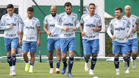 Atlético-MG x Palmeiras: Verdão faz treino físico e de marcação em atividade fechada à imprensa