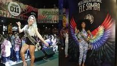 Ana Paula Minerato e Valeska Reis são coroadas musas de camarote no Sambódromo em SP