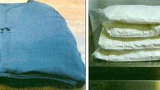 PF e Receita Federal encontram cocaína em colete e mochilas e diamantes em cinto de passageiros em aeroporto de SP