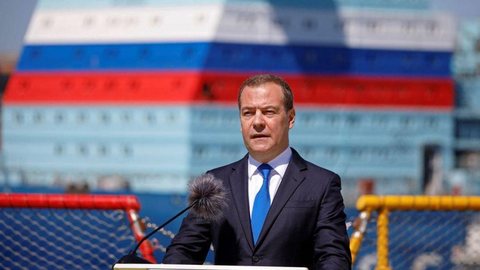 Imagem Rússia: Medvedev diz que sanções podem ser justificativa para guerra