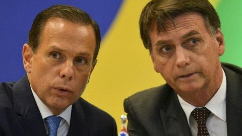 “Diálogo zero”, garante Bolsonaro sobre possibilidade de conversar com Doria