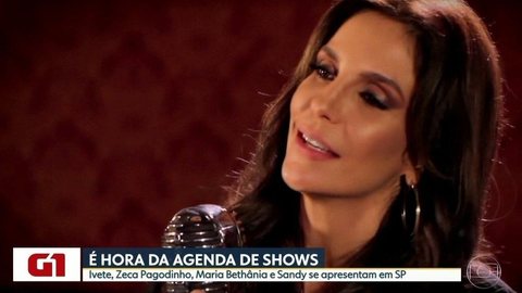 Ivete Sangalo, Sandy e Maria Bethânia com Zeca Pagodinho estão na agenda de shows em SP