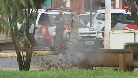 Gate explode dinamite deixada em caixa eletrônico em Nova Granada
