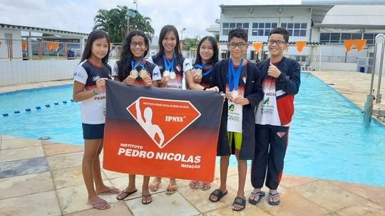 Amazonas conquista 35 medalhas em Norte e Nordeste de Clubes de Natação Mirim e Petiz em Maceió