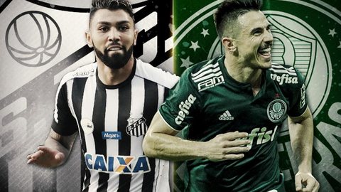 Quem decide? Gabigol e Willian lutam por protagonismo no clássico entre Santos e Palmeiras