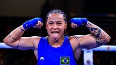 Esportes Bia Ferreira atropela rival e garante ouro no Mundial Militar de Boxe