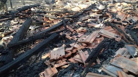 Incêndio destrói curral e vaca morre queimada em Bady Bassitt