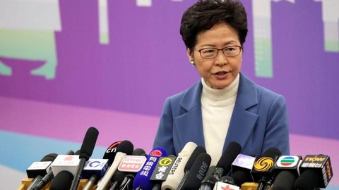Lei de segurança de Hong Kong define limites, diz líder
