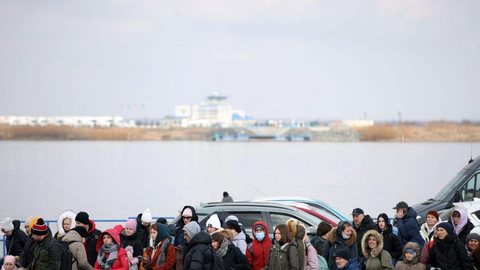 Acnur: sobe fluxo de refugiados da Ucrânia