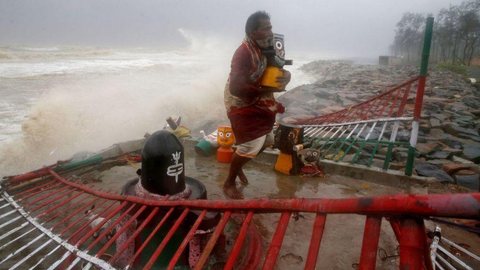 Índia: ciclone já causou duas mortes e danos em cerca de 20 mil casas