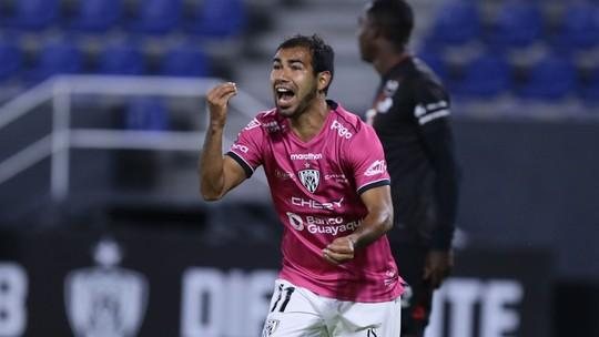 Emprestado pelo Corinthians, Sornoza sofre concussão em jogo no Equador