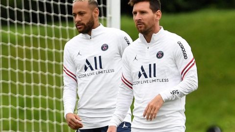 Messi e Neymar são relacionados para estreia do PSG na Champions; Ramos, Verratti e Di María estão fora