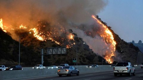 Califórnia busca ajuda para combater incêndios florestais