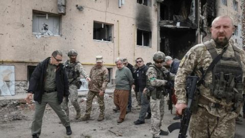 Após Moscou, secretário-geral da ONU chega a Kiev e diz que ‘guerra é um absurdo no século XXI’