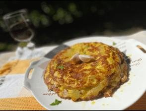 Tortilla Espanhola de Batatas com Cogumelo Paris