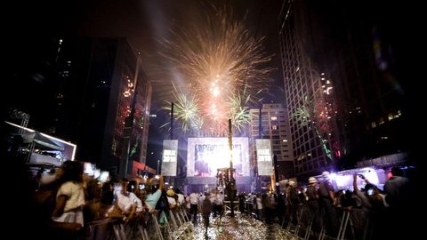 Festa de Réveillon da Avenida Paulista terá queima de fogos silenciosa pela 1ª vez