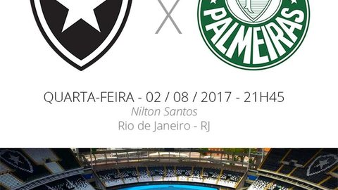 Rodada #18: tudo o que você precisa saber sobre Botafogo x Palmeiras