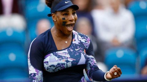 Imagem Serena volta ao tênis com vitória no Eastbourne International