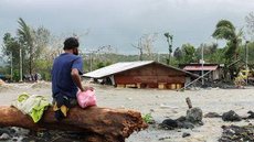 Tufão deixa dez mortos e três desaparecidos nas Filipinas