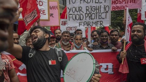 Agricultores indianos encerram oficialmente manifestações contra reforma de Modi