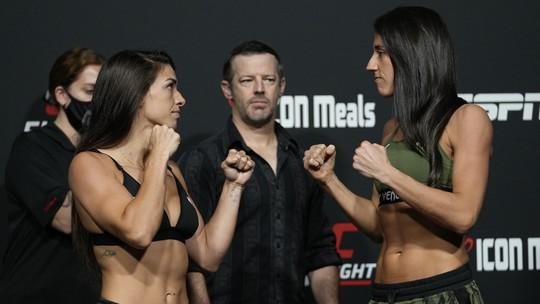 Estilos opostos: Mackenzie Dern e Marina Rodriguez se enfrentam na luta principal do UFC deste sábado
