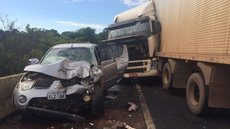 Acidente na rodovia BR-153 deixa seis feridos em Rio Preto