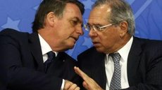 Bolsonaro cobra a Guedes crescimento mínimo de 2% neste ano