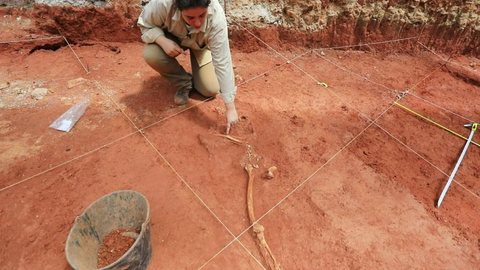 Arqueólogos encontram ossadas da época da escravidão em terreno no Centro de São Paulo