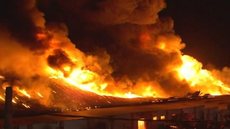Loja de produtos agropecuários pega fogo na região central de Rio Preto