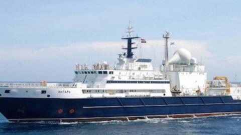 Marinha fica em alerta após navio russo entrar no Brasil