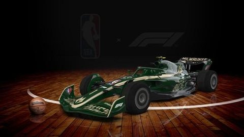 F1 usa cores de times da NBA para criar pinturas dos carros de 2022