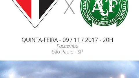 Rodada #33: tudo o que você precisa saber sobre São Paulo x Chapecoense