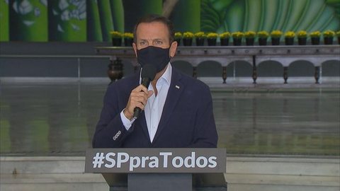 Doria diz que SP não registrou intercorrências com vacinas da CoronaVac aplicadas de lotes suspensos pela Anvisa