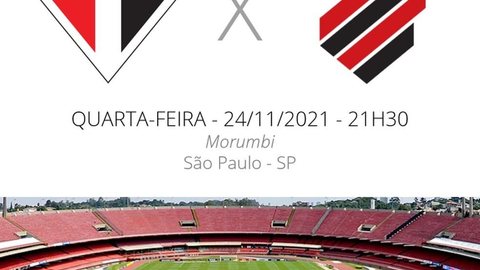 São Paulo x Athletico-PR: veja onde assistir, escalações, desfalques e arbitragem